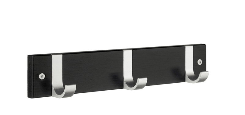 Koukkulista Beslagsboden 65mm BB1075 alumiini,musta