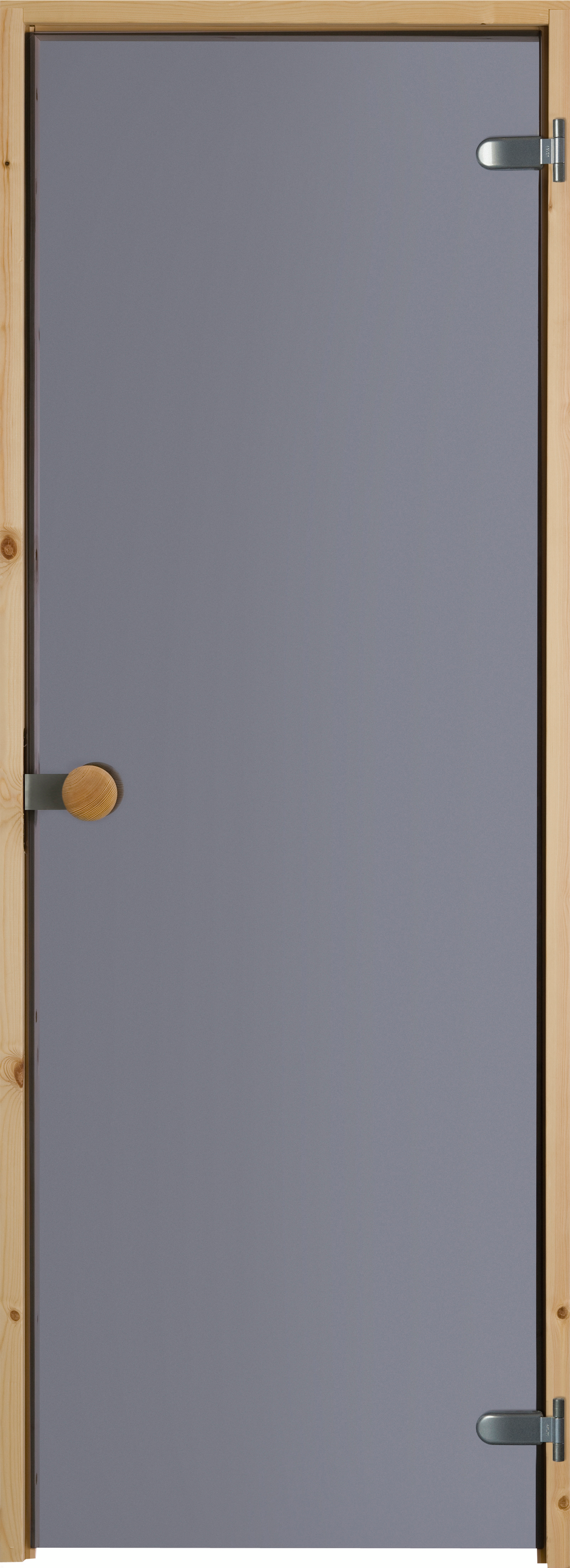 Saunanovi Swedoor Sauna 83 harmaa mäntykarmi nuppivedin