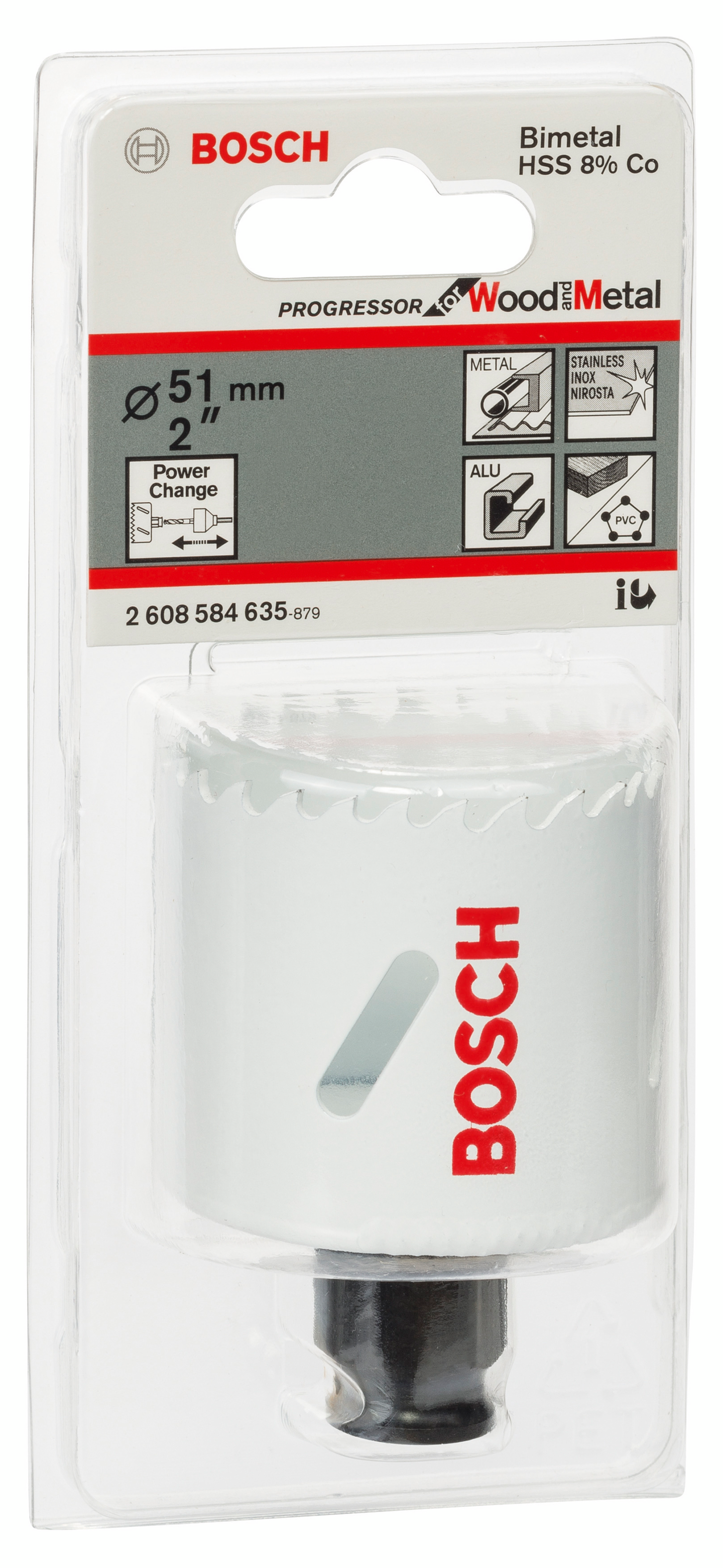 HÅLSÅG BOSCH BI-MET POW-CH 51MM