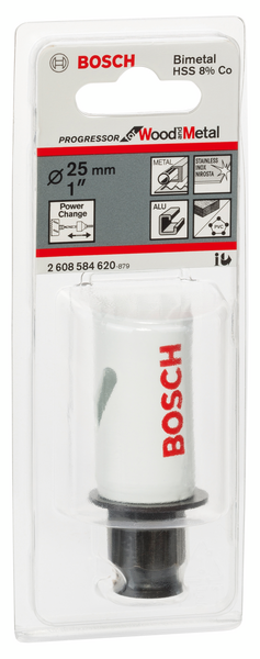 Reikäsaha Bosch 25mm Click HSS bimetalli