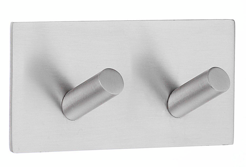 Kaksoiskoukku Beslagsboden Design harjattu rst B1093