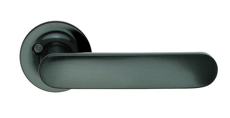 Ulko-Ovenpainike Beslagsboden Design B125 mattamusta