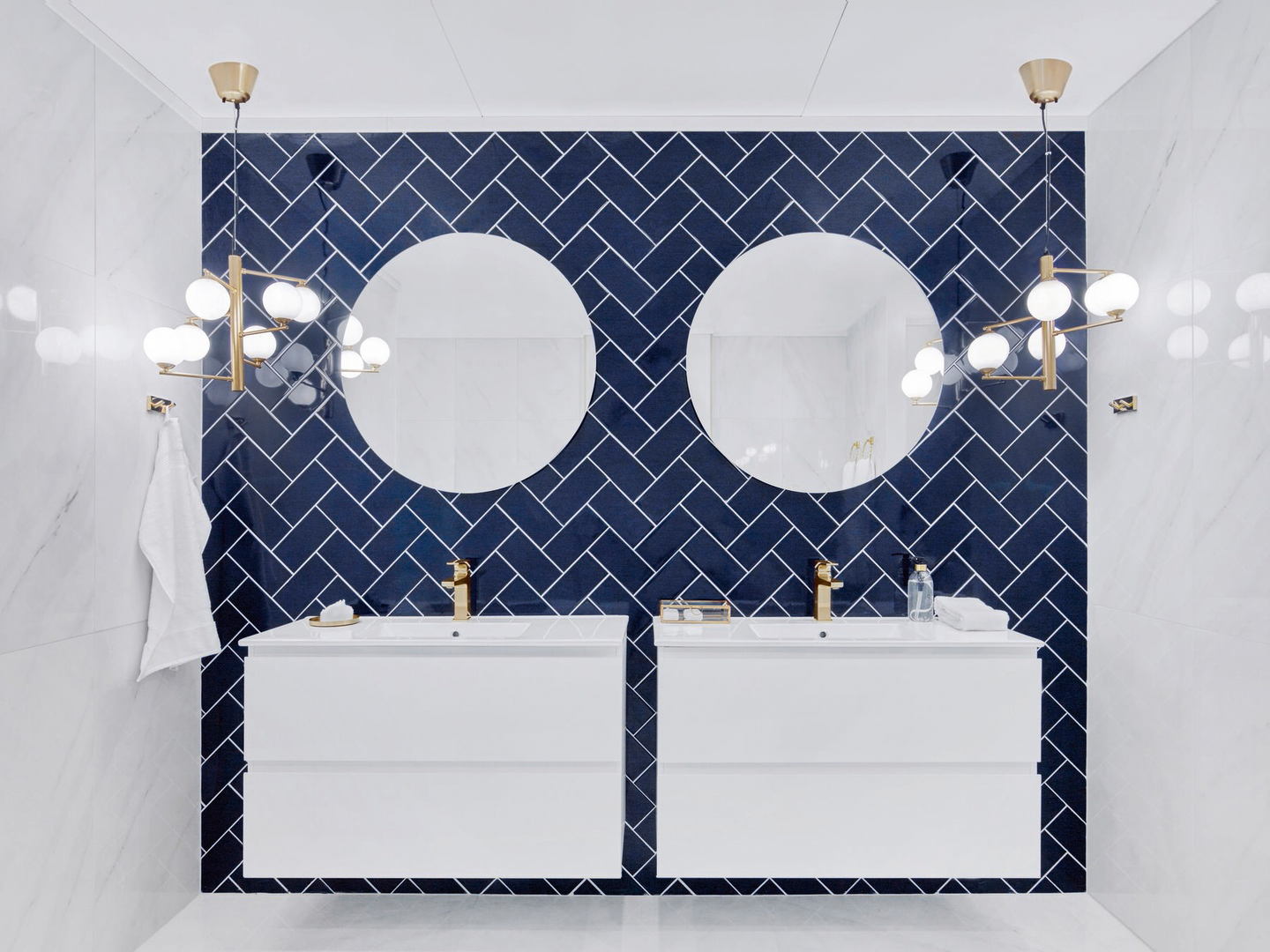 KAKEL PRIMUS 10X20 KOBOLTBLÅ BLANK 1M2/KRT