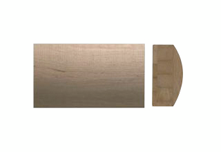 Lauteen etulauta Cello 42x88x2100 lämpökäsitelty haapa