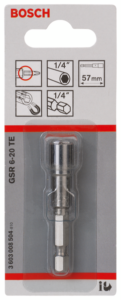 Magneettipidin Bosch lukkorengas 1/4in 57mm