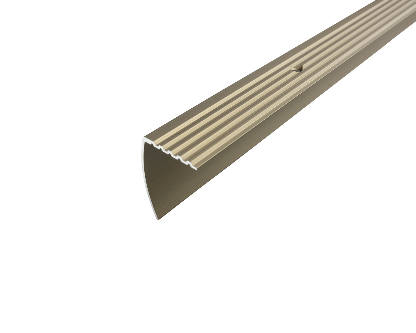 Askelkulmalista 32x45mm 2,7m pronssianodisoitu alumiini uritettu 7324506