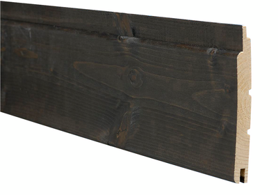 Saunapaneeli Cello STP TK 14x120x2250 saunasuojattu musta