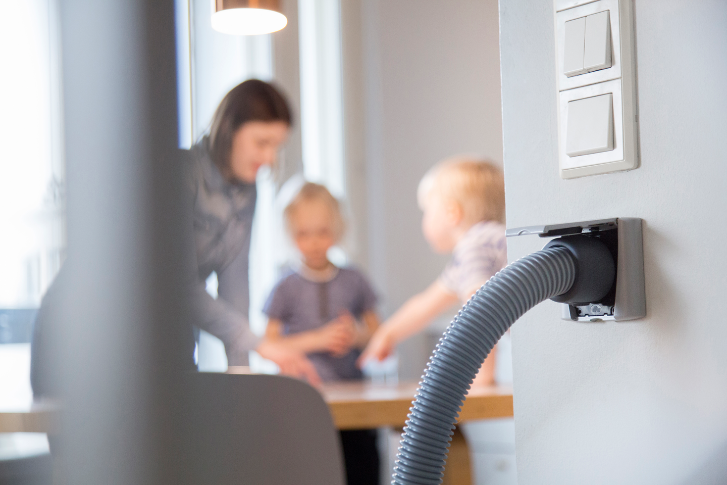 Keskuspölynimuri Allaway A30 keskusyksikkö