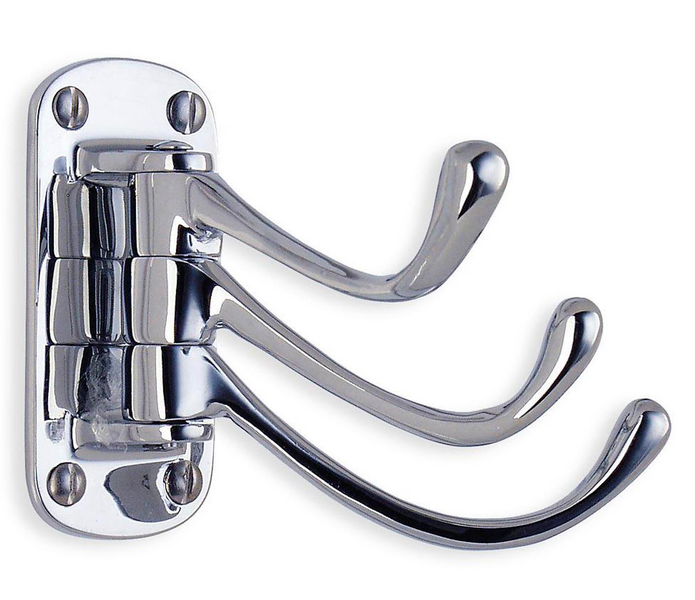 Kolmoiskoukku Beslagsboden 82mm BK248 kromi