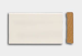 Jalkalista 12x58x3300 MDF valkoinen