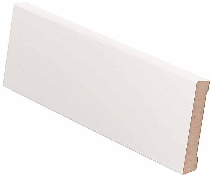 Jalkalista 12x70x3300 MDF valkoinen