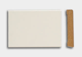 Jalkalista 12x70x3300 MDF valkoinen