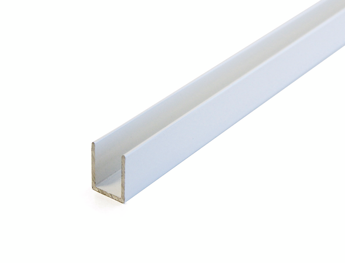 U-lista 15x20x1,4mm valkoinen 1m U4 W1