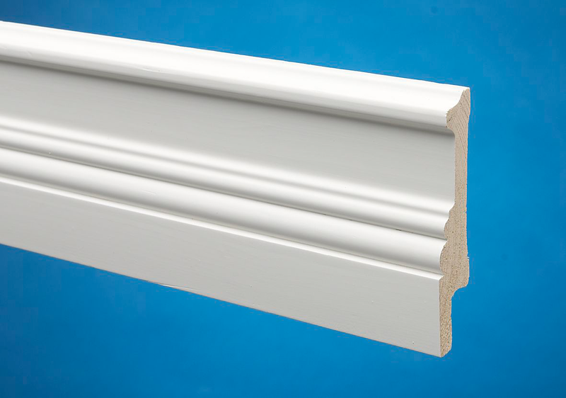 Jalkalista Cello 20x118x3200mm koriste valkoinen