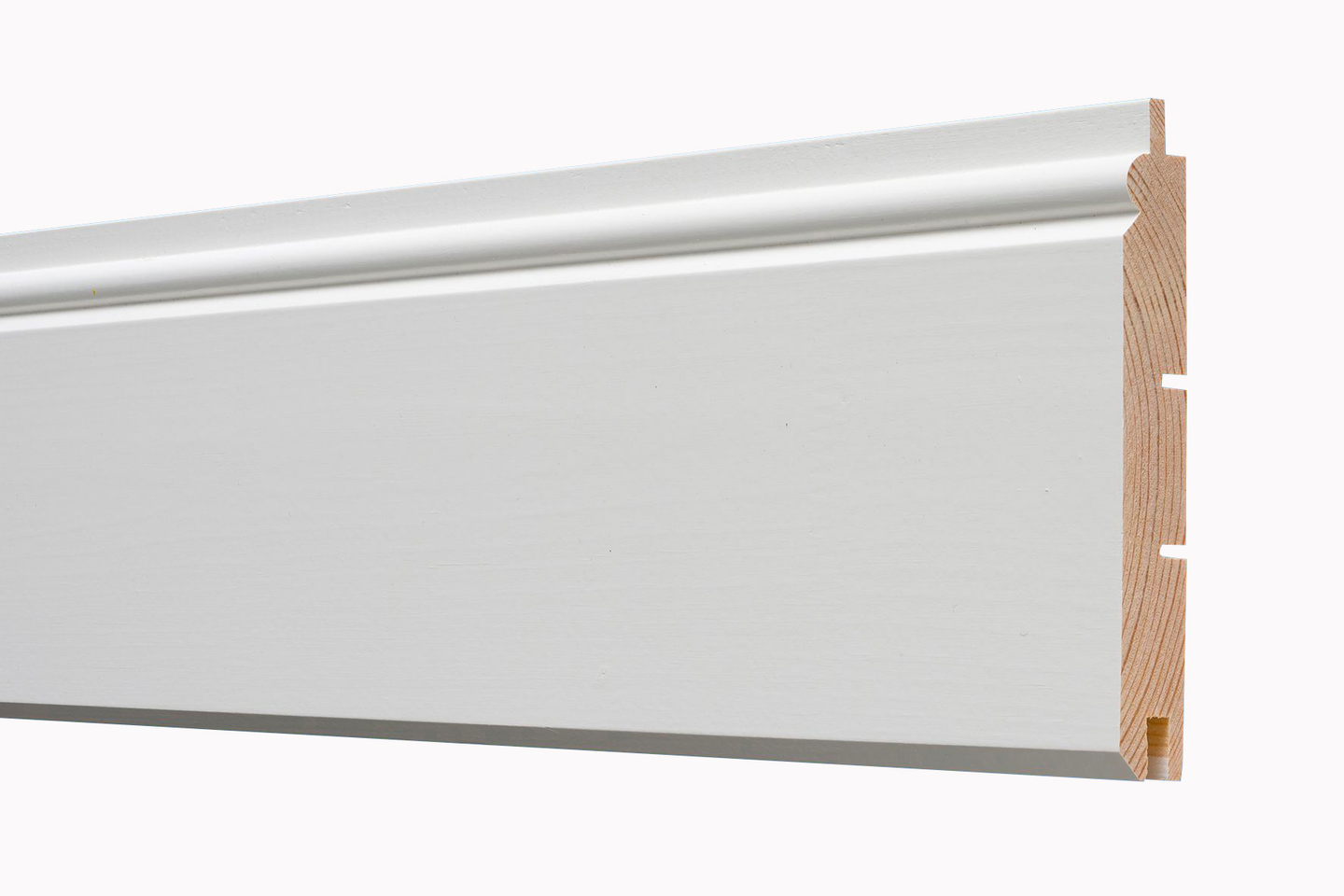 Sisustuspaneeli Cello 15x120x3170 helmi valkoinen päätypontattu 19,02m 2,09m²