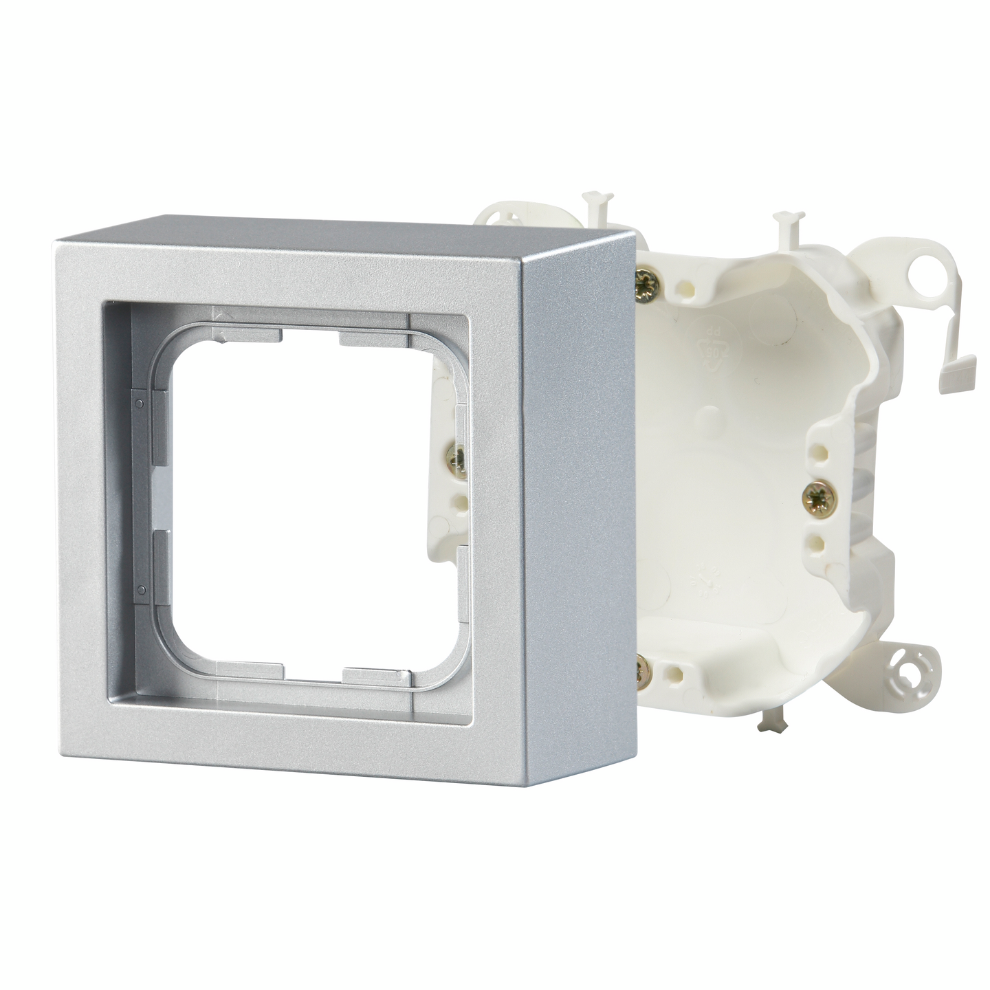 Asennuskotelo ABB Impressivo 1721S85-83P 1-osainen alumiini