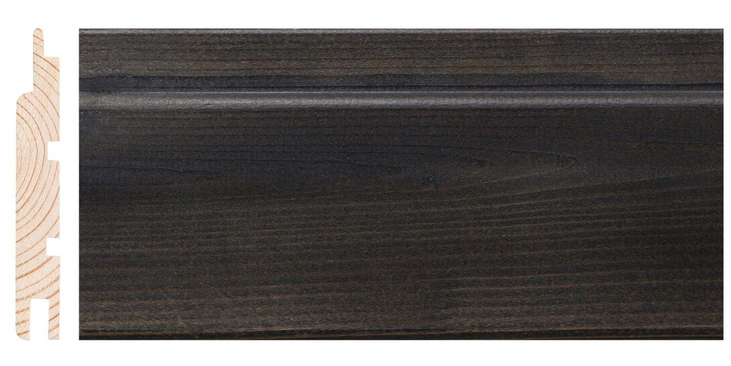 Saunapaneeli Cello 14x95x3600 STP TK saunasuojattu musta