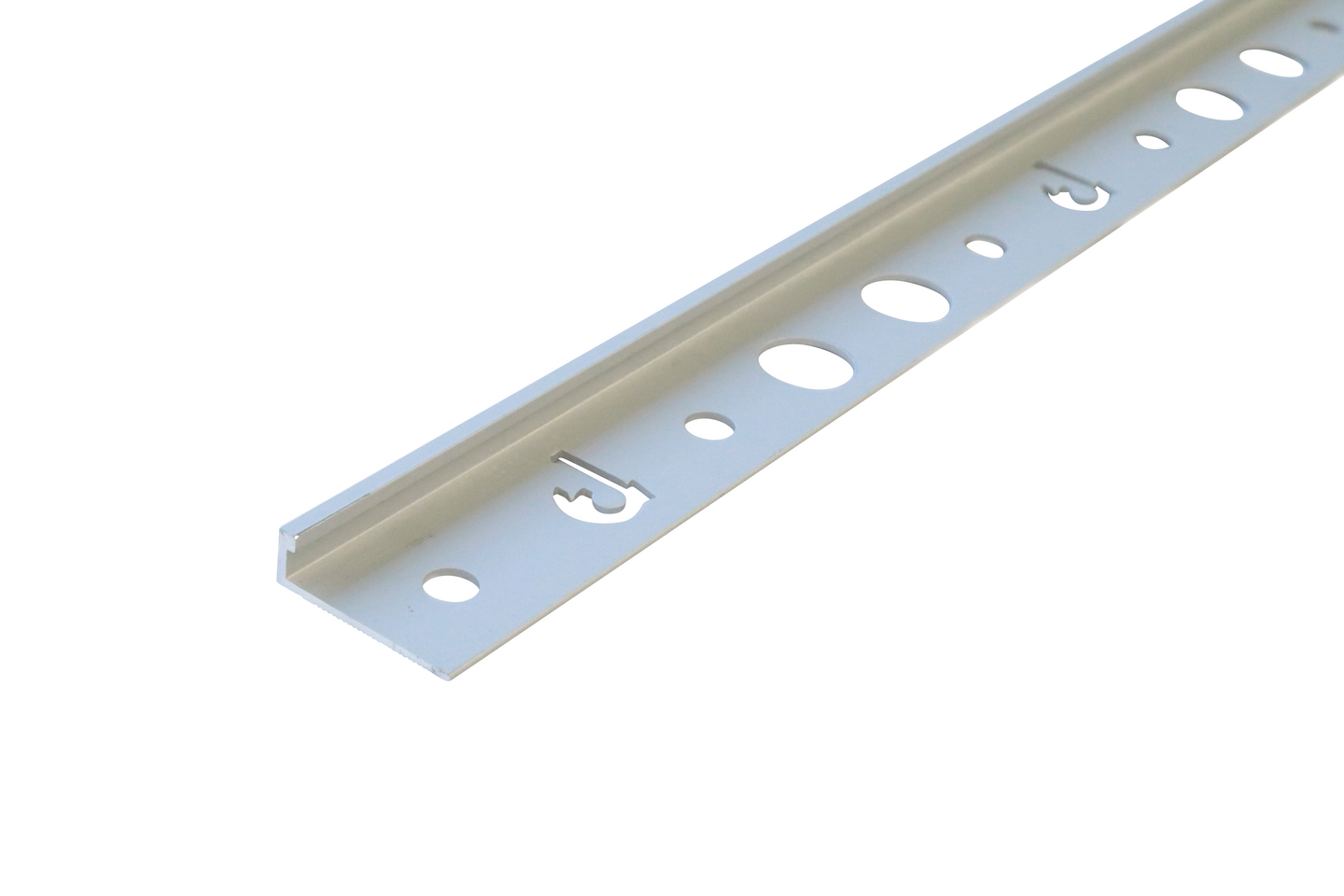 Pääte- ja suojalista 6mm 2,5m alumiini hopea-anodisoitu AE 60