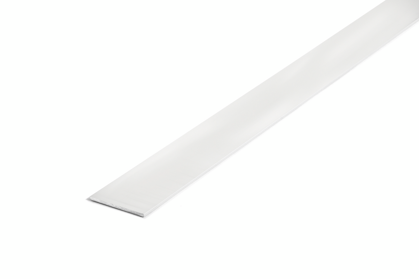 Lattalista 20x2mm 1m alumiini valkoinen I1 W1