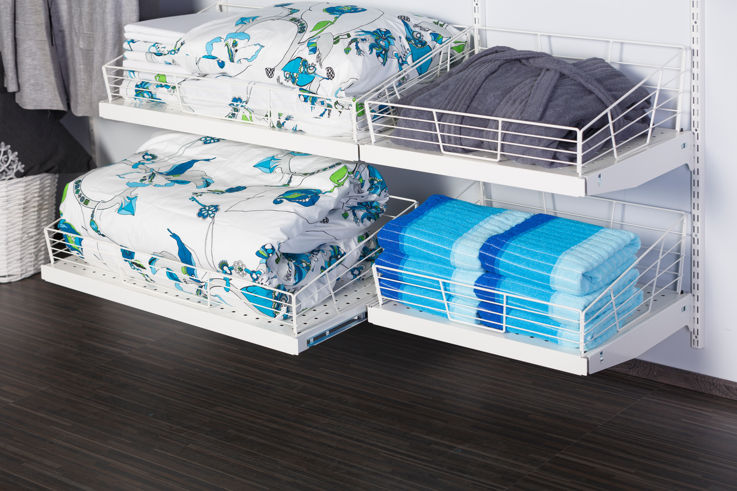 Vetokori Sovella 60x48cm hopea 110960