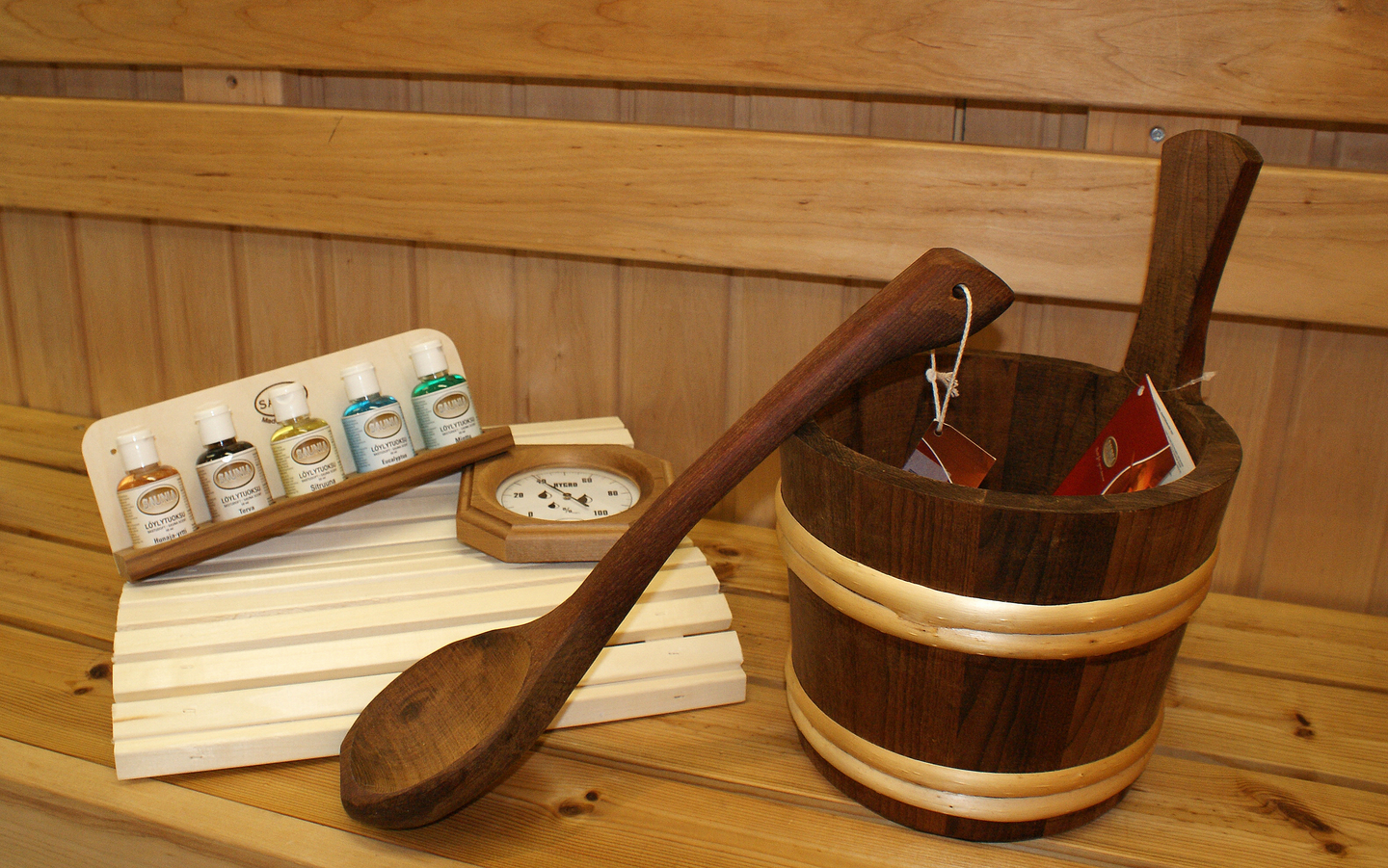 Laudetyyny SAUNIA haapa