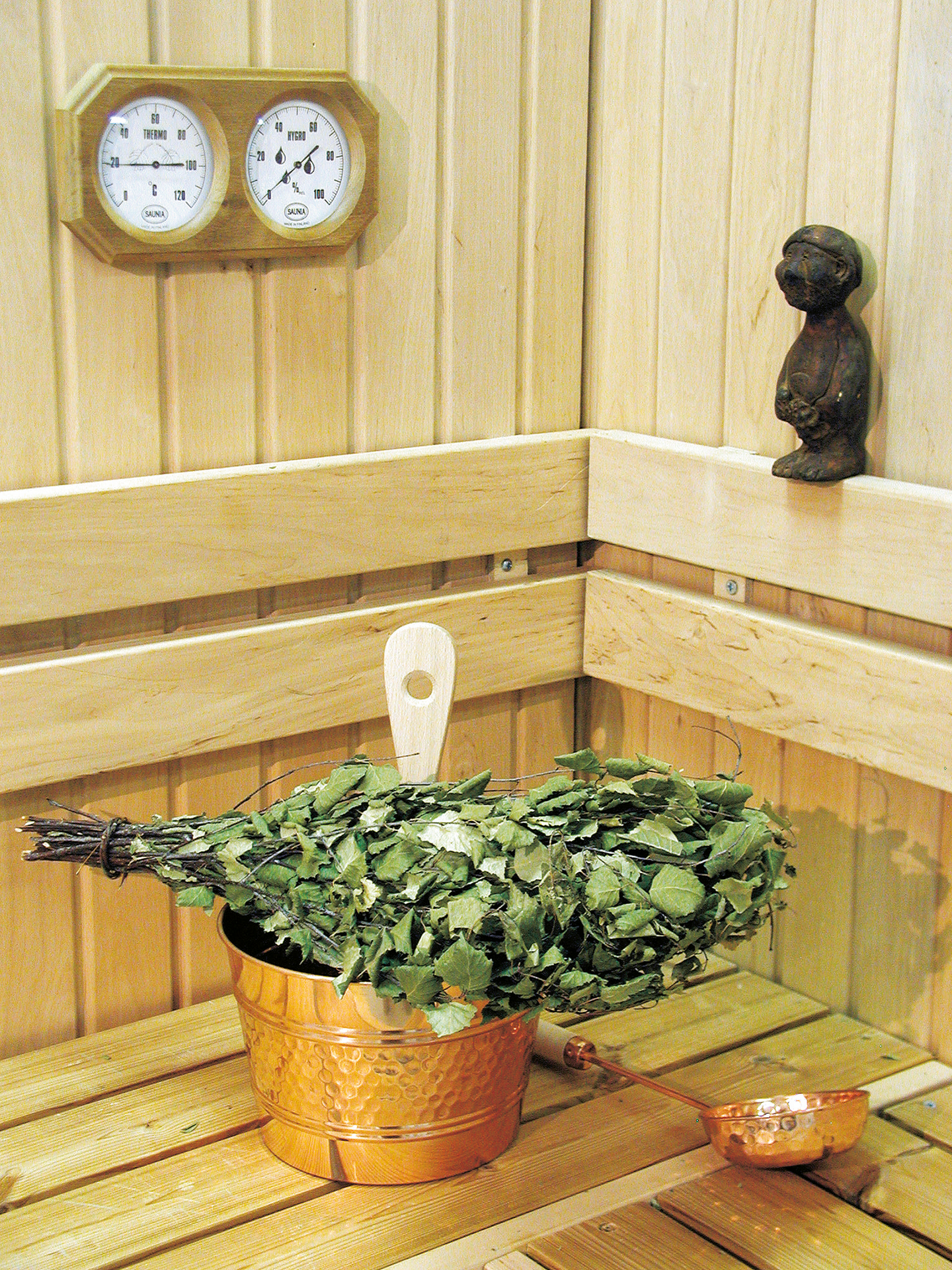 Saunatonttu SAUNIA tervattu