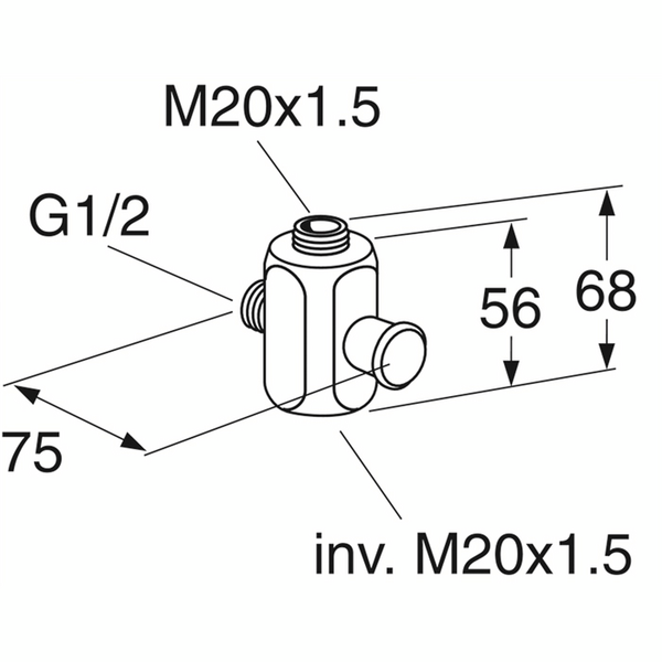 Vaihdin Gustavsberg Nordic/Nautic 637315