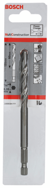 Reikäsahan keskiöpora Bosch TCT Multiconstruction