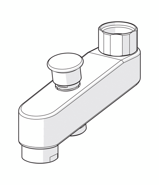 Vaihdinjuoksuputki Oras 221200 mutterikiinnitys