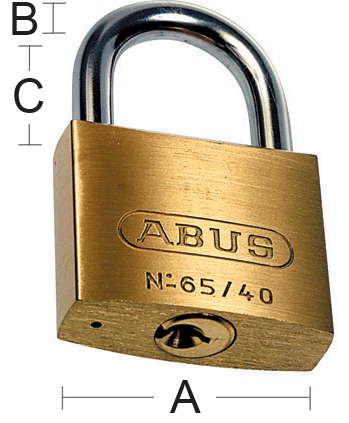 HÄNGLÅS ABUS 65 HB-50-80 SB