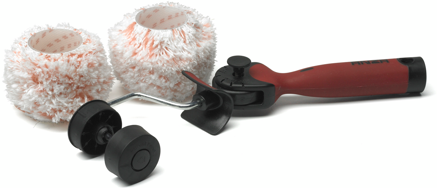 Ulkomaalaustelasetti Anza 7cm karkeille pinnoille