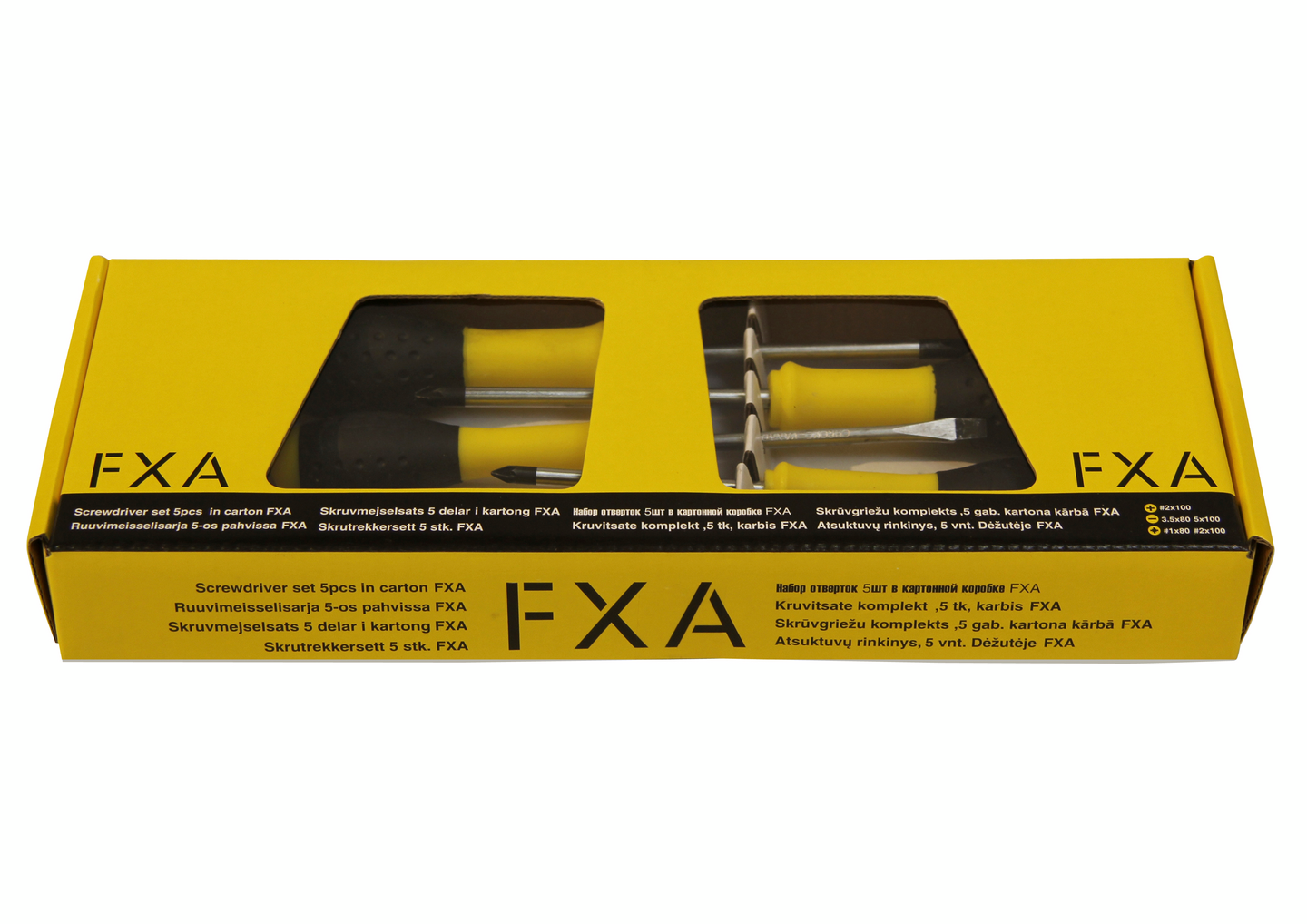 Ruuvitalttasarja FXA 5-osainen