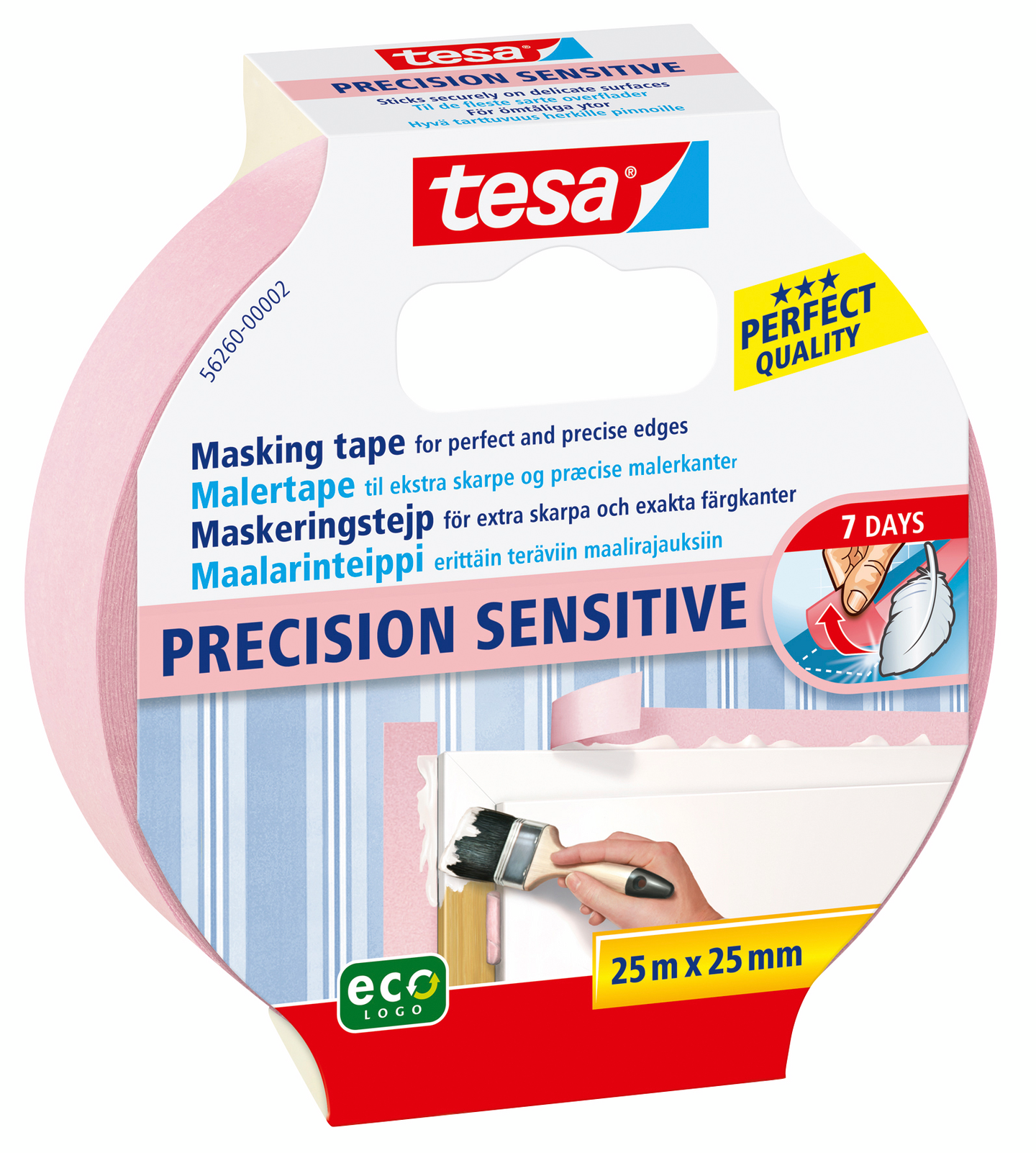Maalarinteippi Tesa Precision 56260 25mmx25m sensitive