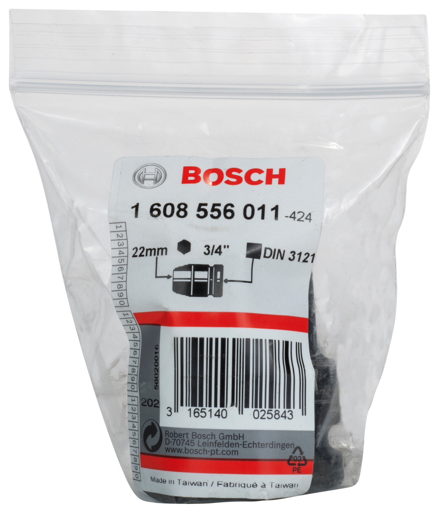 Kuusiohylsysarja Bosch 3-os. M14 36,5mm 3/4in 22/44/50 mm