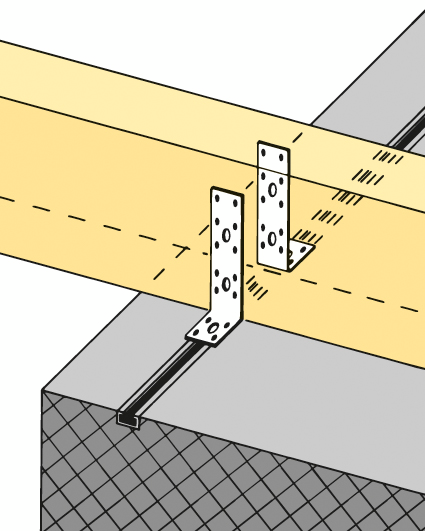 Kulmalevy Simpson Strong-Tie AH 160x50x40x3mm