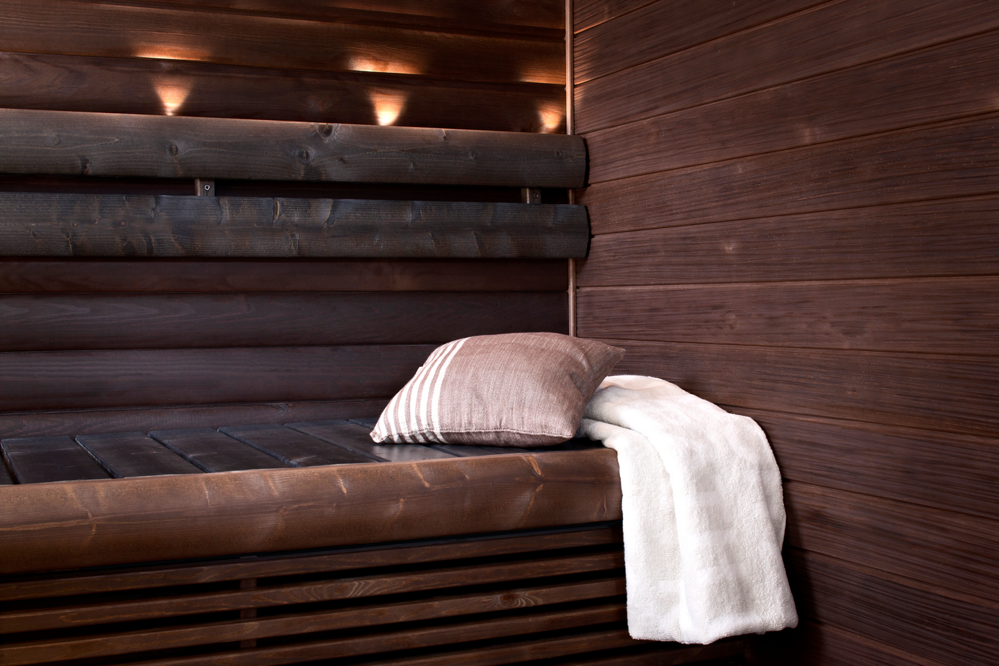 Saunapaneeli Cello 14x95x2250 STP TK saunasuojattu mokka