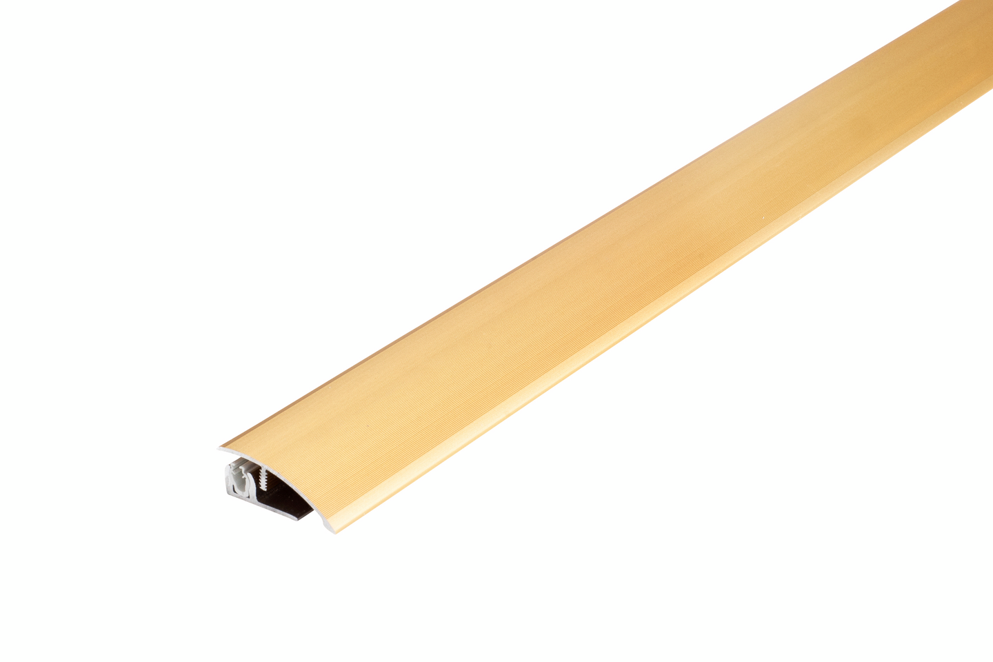 Eritasolista alakiskolla 45mm kulta-anodisoitu tasoero 7-18mm 2700mm