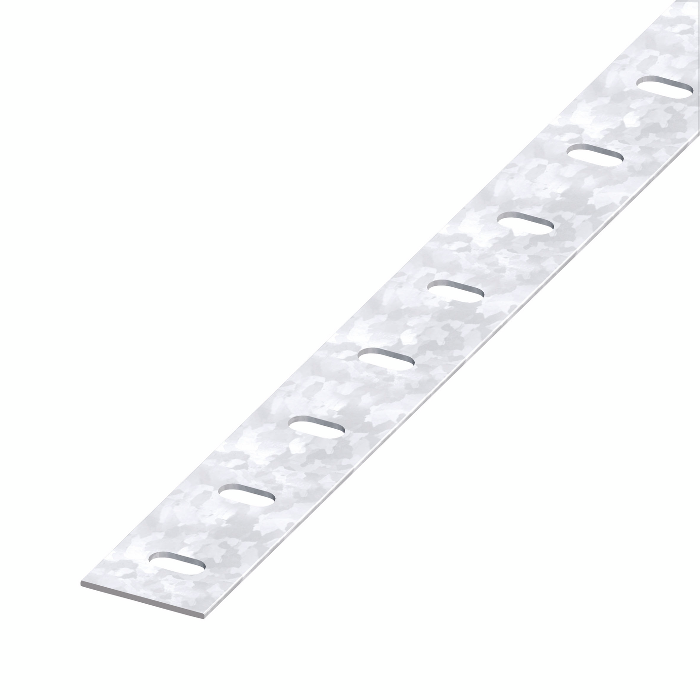 Lattalista Alfer reiällinen 23,5x1,2mm galvanoitu teräs 1m