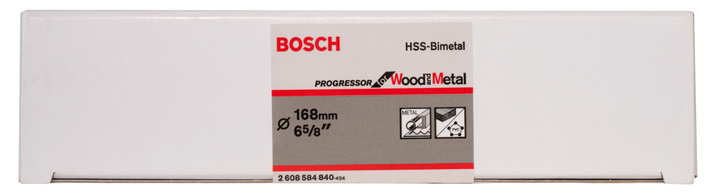 Reikäsaha Bosch HSS bimetalli 168mm