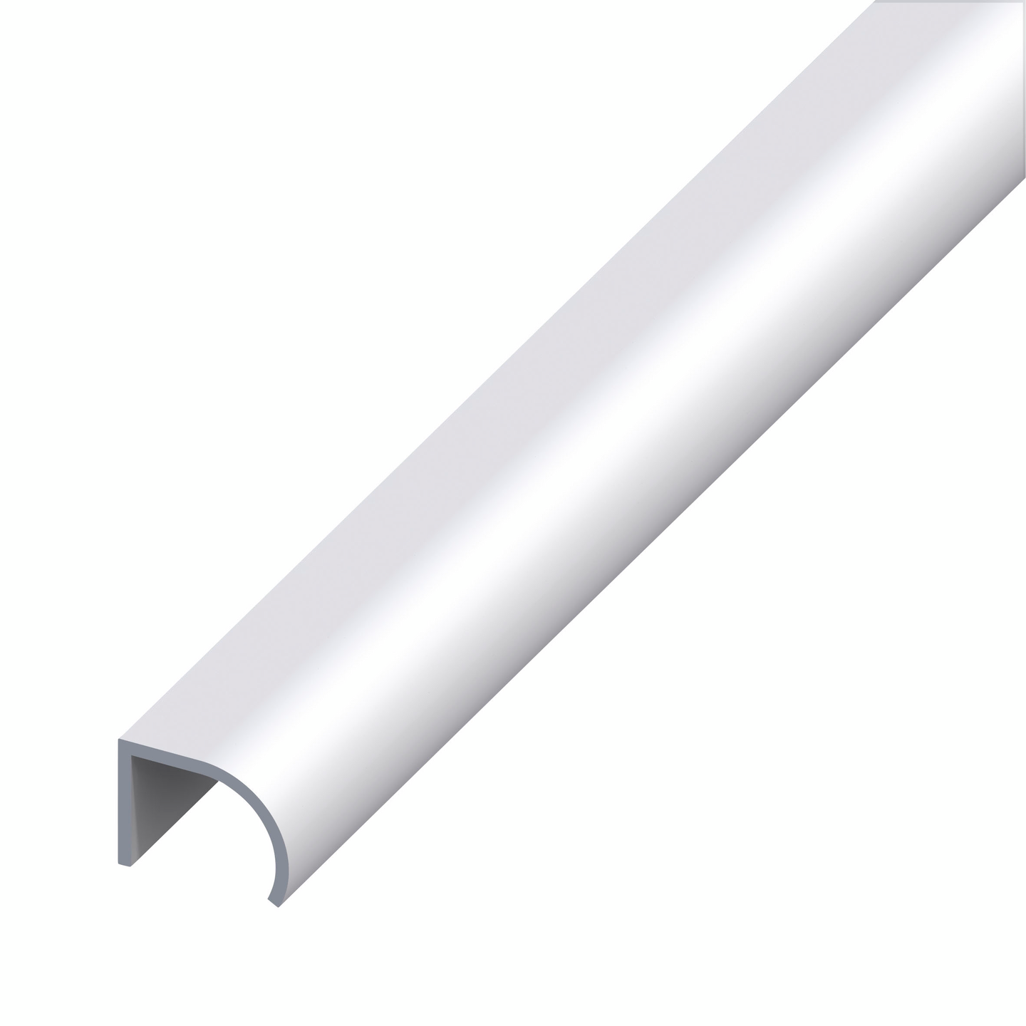 Kahvalista Alfer 25x19x2mm hopeaeloksoitu alumiini  1m