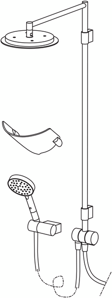 Sadesuihkusetti Oras Hydra 392