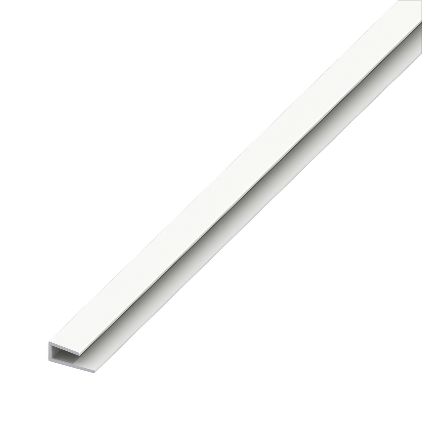 Päätelista Alfer 4x15x1mm valkoinen PVC 1m
