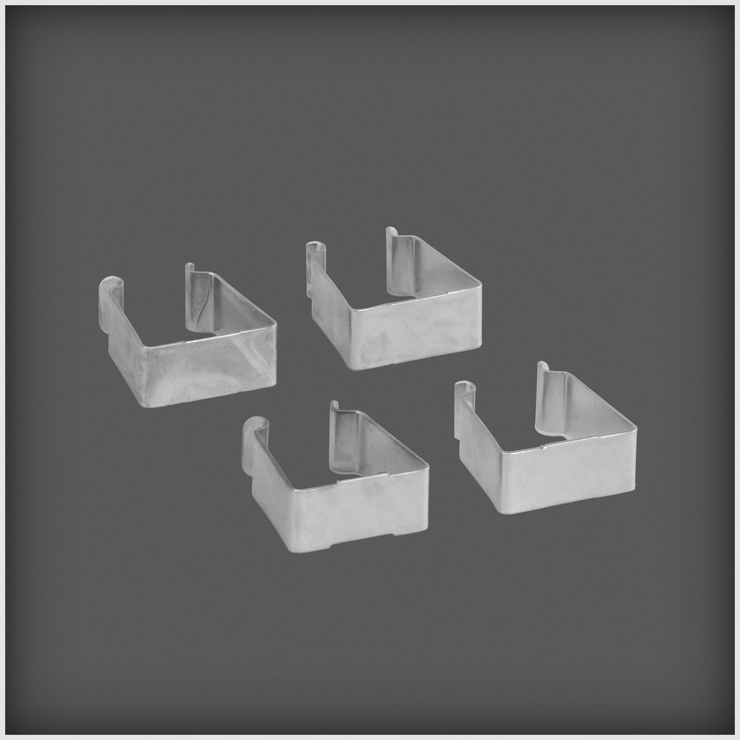 Telineliitin Elfa galvanoitu 4kpl 222548