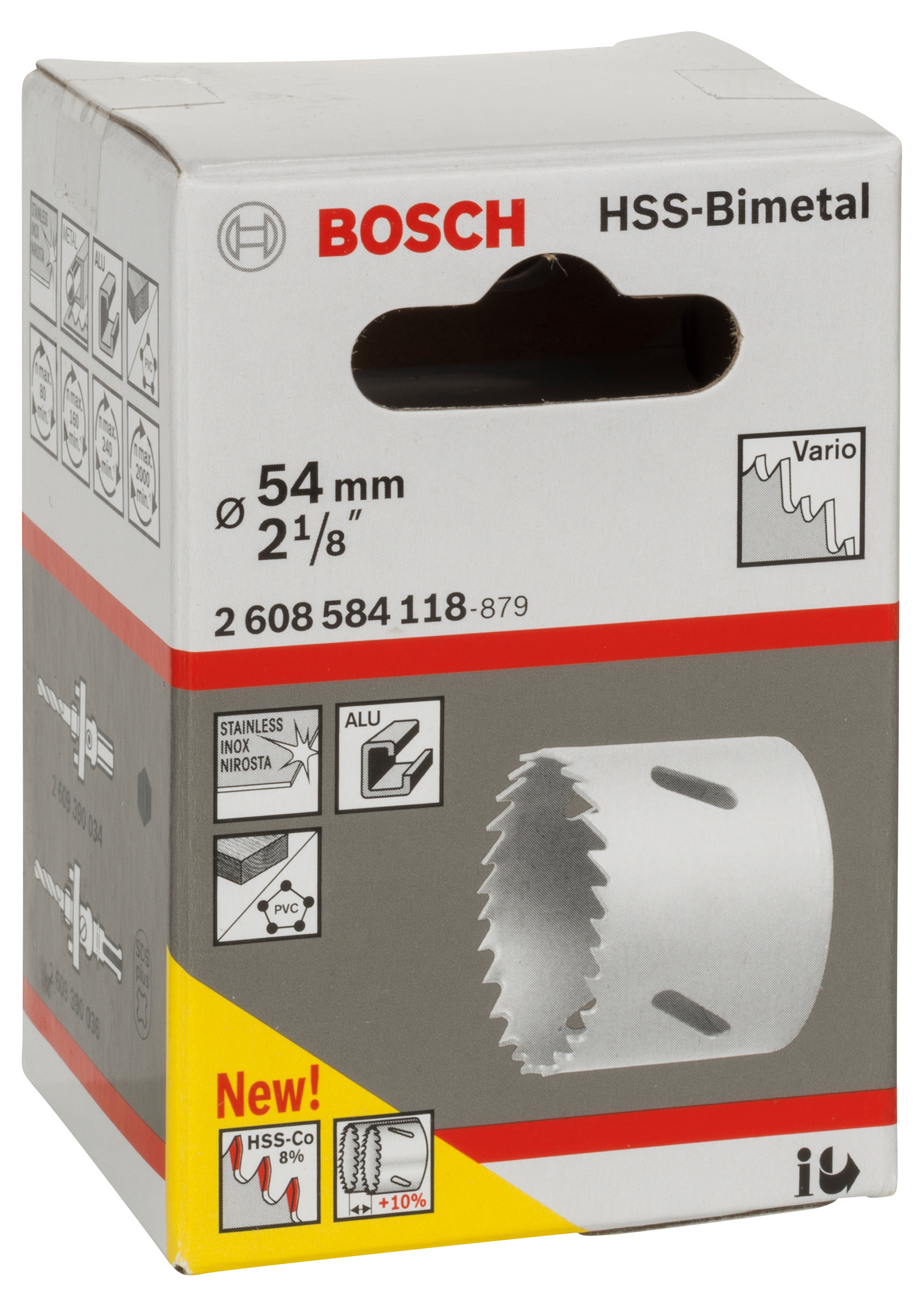 Reikäsaha Bosch HSS bimetalli 54 mm
