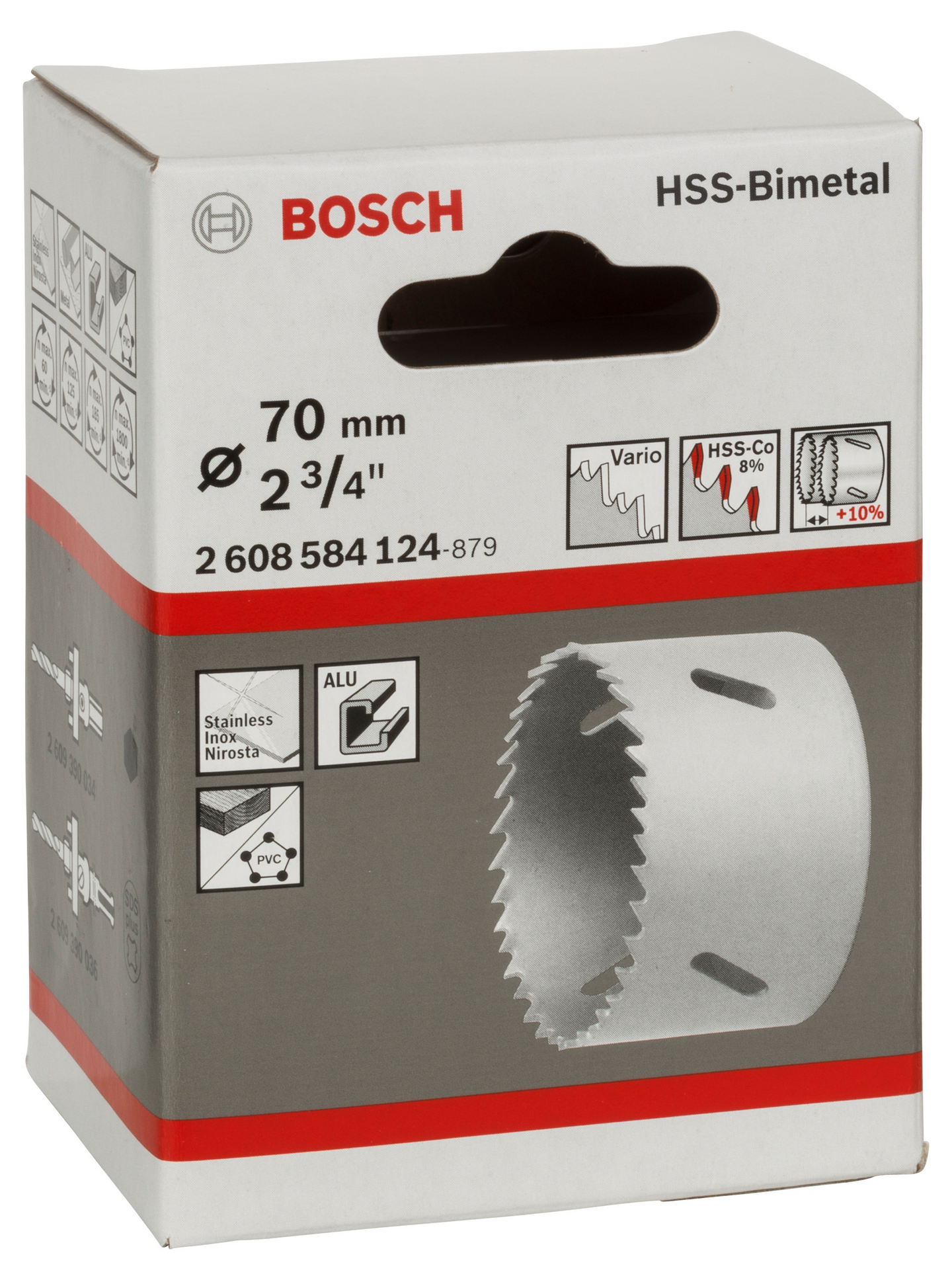 Reikäsaha Bosch HSS bimetalli 70 mm