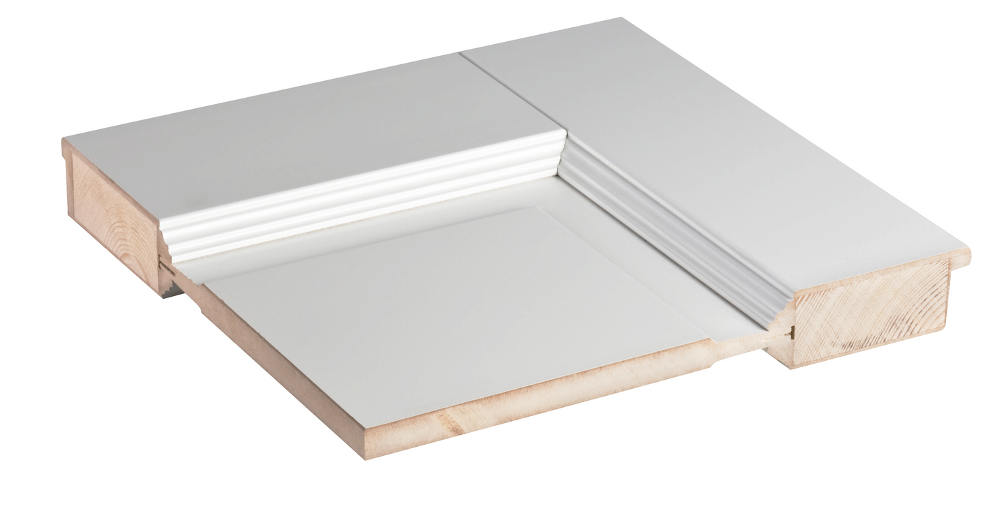 Sisäovi Swedoor Craft 101 massiivipeiliovi maalattu valkoinen