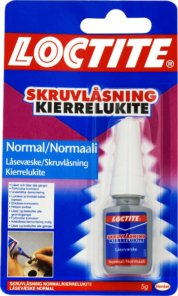 Kierrelukite Loctite 5ml normaali - K-Rauta