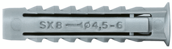 Nailontulppa Fischer SX12 25kpl