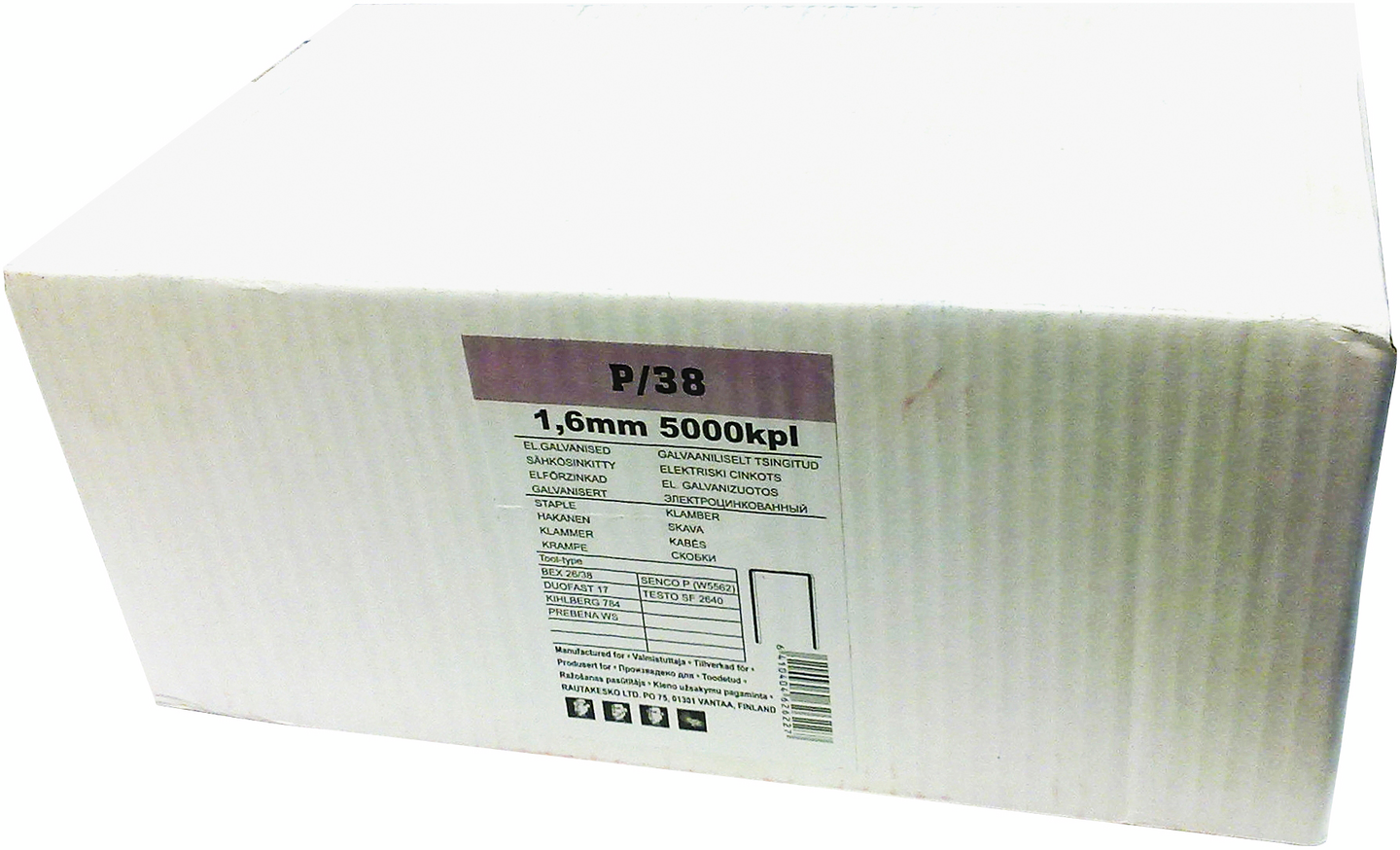 Hakanen PROF 25mm P-sarja ss liima 7900kpl