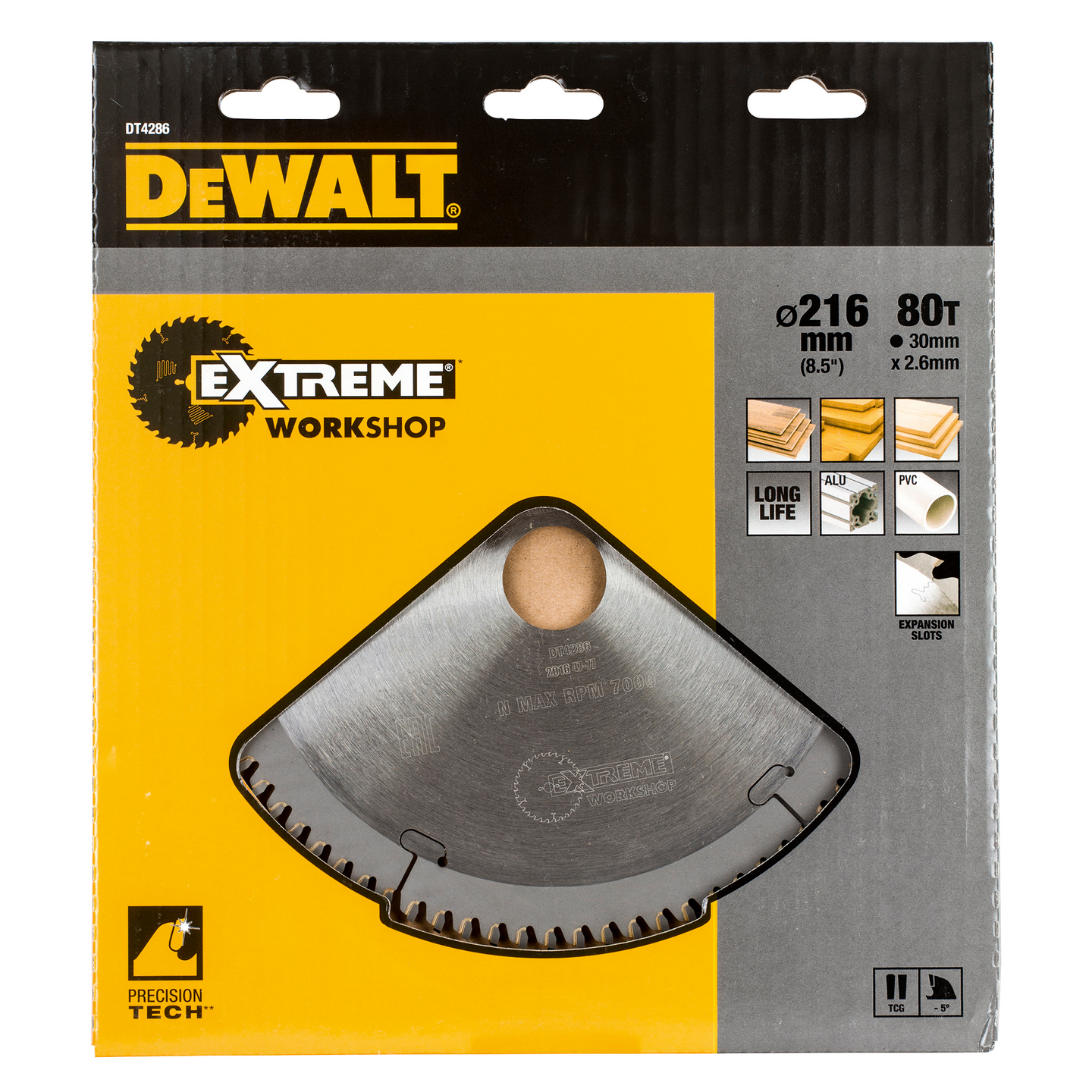 Pyörösahanterä Dewalt DT4286 216x2,6x30mm Z80